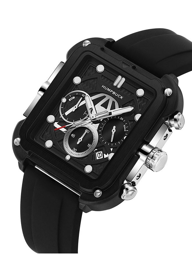 HUMPBUCK - Men's Watch Waterproof Wristwatch for Adventurers and Gift for Active People with Silicone Strap - Image 1