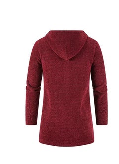Loquat Fall/Winter Fashion Simple Sweater Cardigan Hooded Jacket  - Image 2