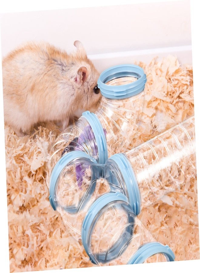 Balacoo 2 Sets Hamster Tube Kit Clear Pipe Guinea Pig Toy cage for Guinea Pigs Hamster Curved pipr Toy Hamster Excercise Toy Hamster Playground Tube Hamster Tunnel Tube pet cage Supplies - Image 3