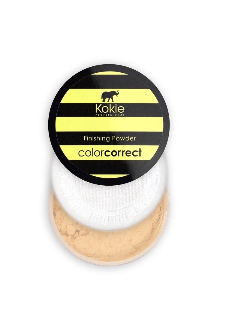 Kokie Cosmetics Setting Powders, Yellow - Darkness Correction, 0.18 Ounce