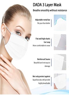 Dada Dada Face mask Single White, Individually packed  - Image 4