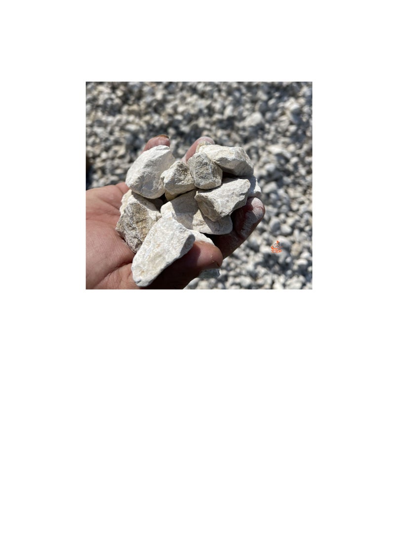 KNP Off White Gravel 2-4cm 20kg Bag - Image 1