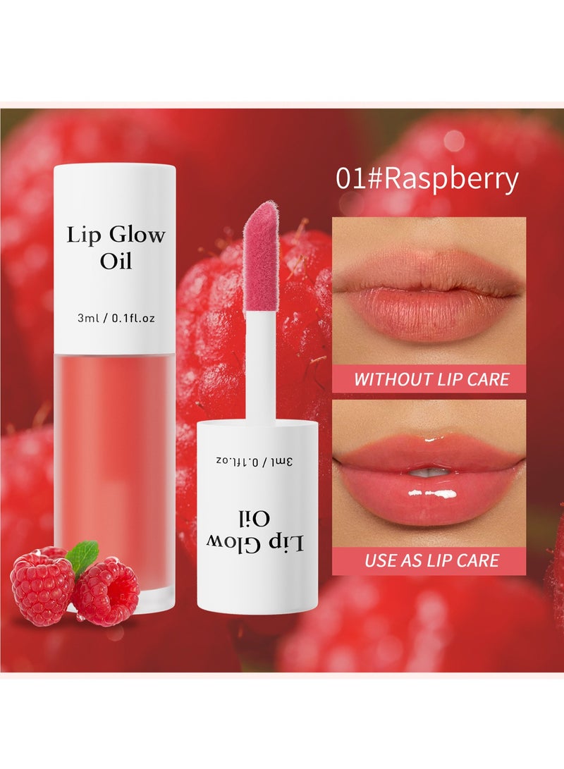 HelloKiss Raspberry Lip Glow Oil | Korean Lip Oil To Soothe Dry Lips | Skincare, Vegan, Cruelty-free, PETA Certified, Paraben-free, Mineral-Oil free - Image 4