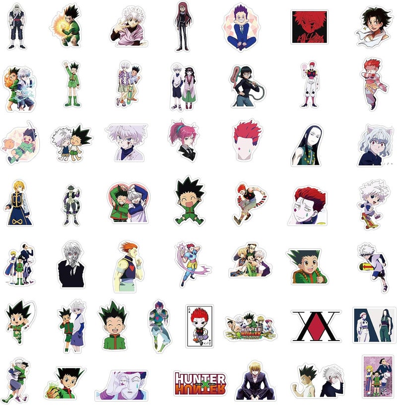 anroog Hunter X Hunter Stickers - 100PCS Vinyl Stickers for Laptop, Skateboard, Water Bottles, Hydro Flasks, Computer, Phone, Guitar - Image 2