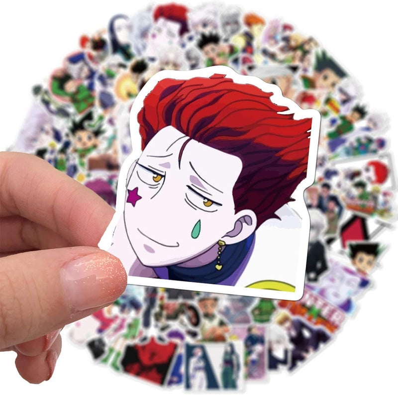 anroog Hunter X Hunter Stickers - 100PCS Vinyl Stickers for Laptop, Skateboard, Water Bottles, Hydro Flasks, Computer, Phone, Guitar - Image 4