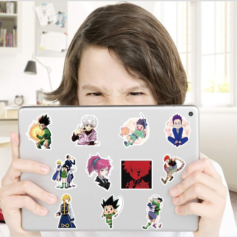 anroog Hunter X Hunter Stickers - 100PCS Vinyl Stickers for Laptop, Skateboard, Water Bottles, Hydro Flasks, Computer, Phone, Guitar - Image 5