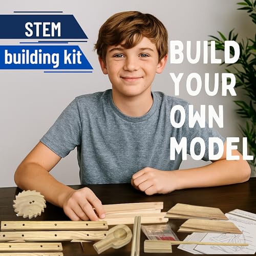 Pathfinders STEM Kits – Leonardo da Vinci Catapult kit | Trebuchet Science Kits for Kids Age 12-14 | Toys for Ages 8-13 Physics Toys | Kids Engineering kit | Learning Resource | Engineering - Image 3
