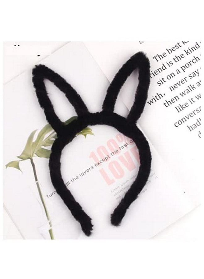 فافيلا مجموعة من 3 أربطة شعر/عصابات رأس من فراء القطط للفتيات الصغيرات والأطفال - متعددة الألوان - Image 4