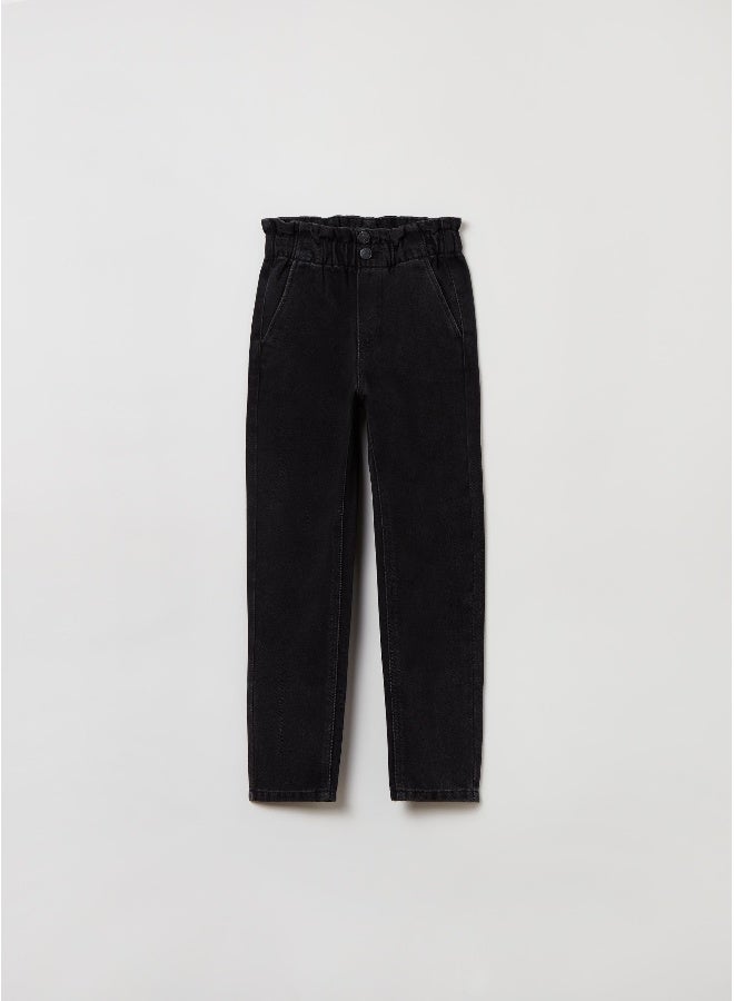 OVS Paper Bag Jeans With Pockets - Image 1