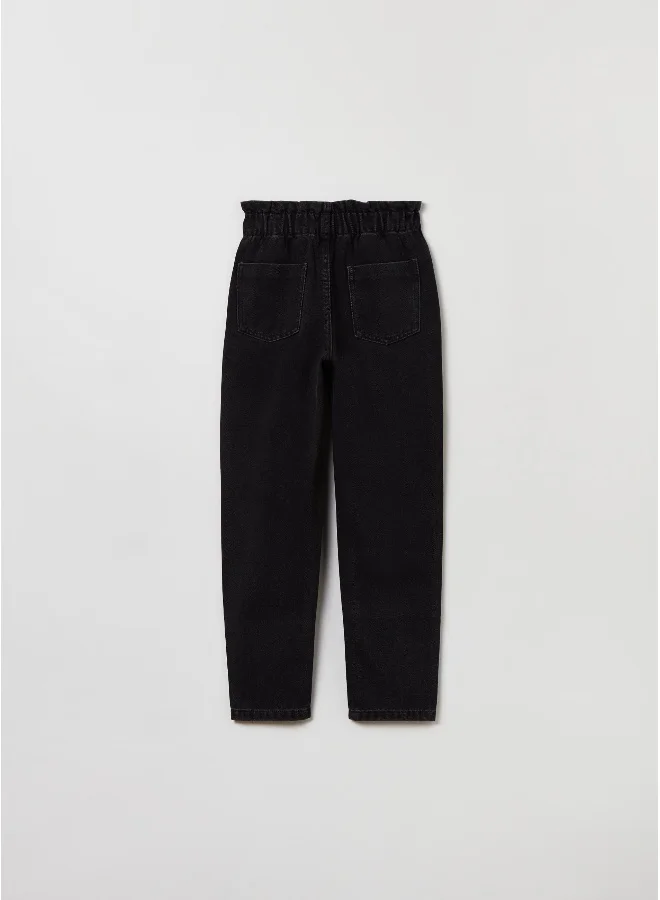 Ovs OVS Paper Bag Jeans With Pockets