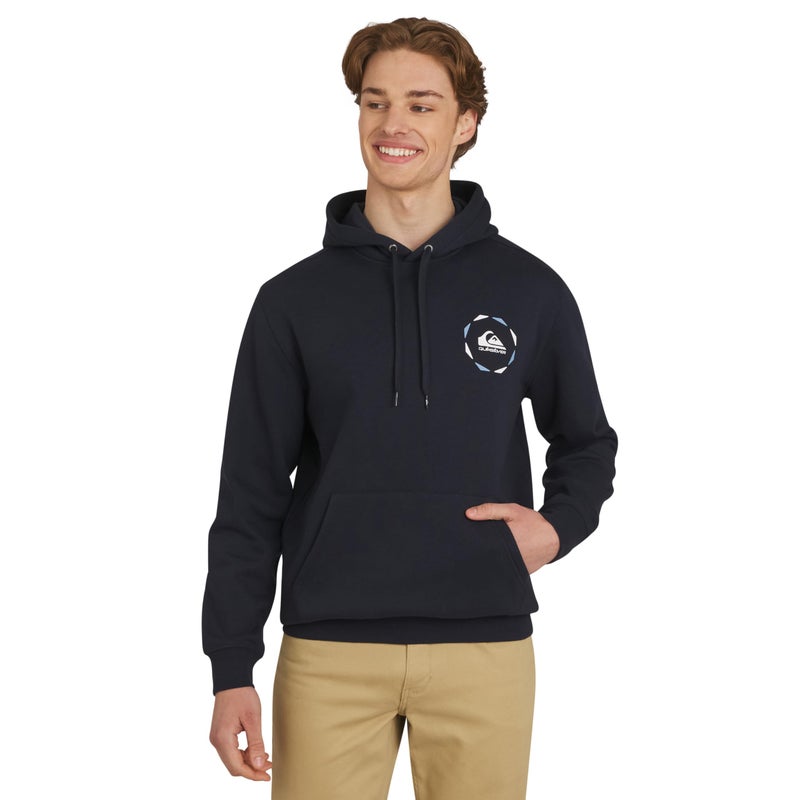 Quiksilver Men's Regular Fit Super Soft Fleece Midweight Pullover Hooded Sweatshirt, Navy, X-Large - Image 1