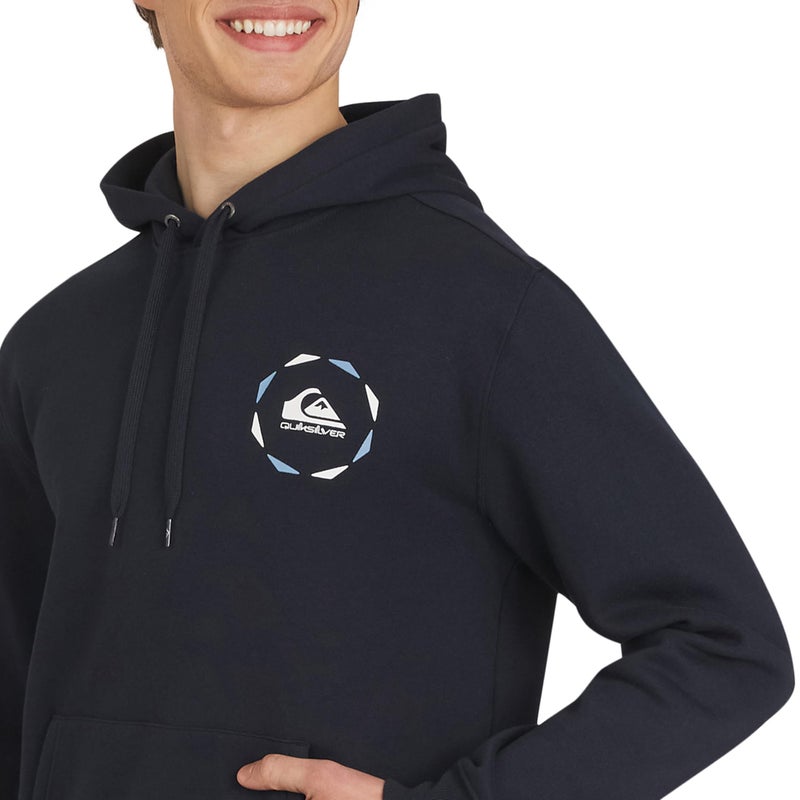 Quiksilver Men's Regular Fit Super Soft Fleece Midweight Pullover Hooded Sweatshirt, Navy, X-Large - Image 2