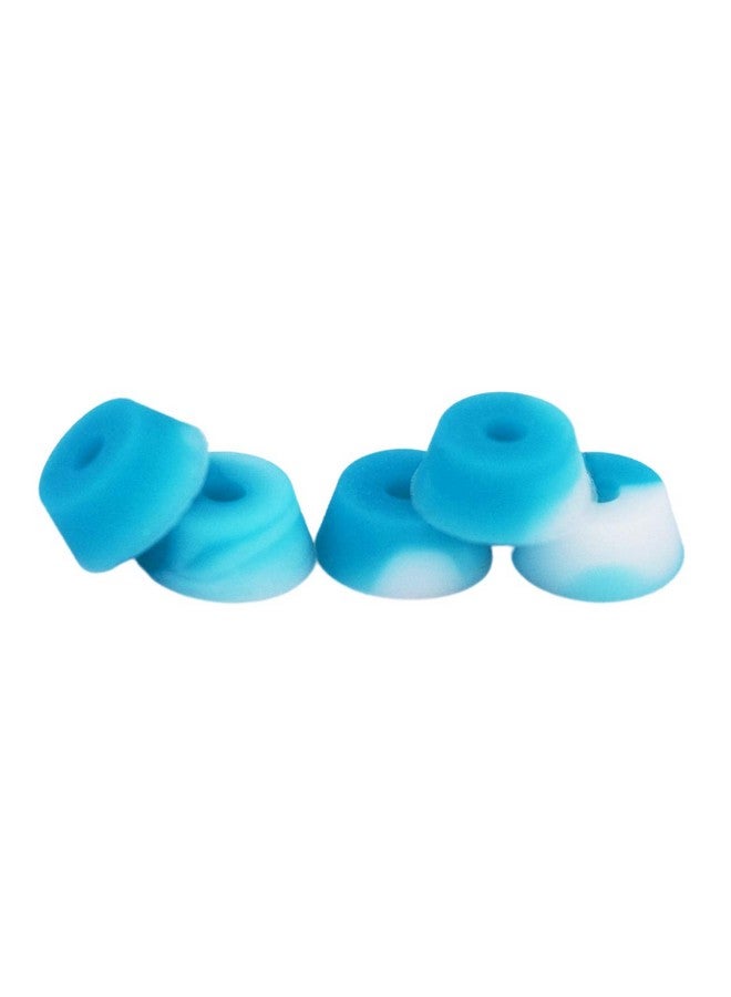 Teak Tuning Bubble Bushings Pro Duro Series in Teal and White Swirl - Loose (61A) - Custom Molded Fingerboard Tuning - Image 1