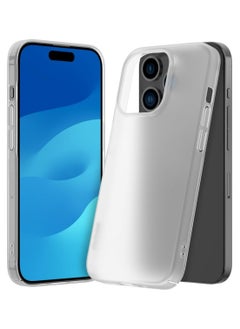 araree Araree Nukin Clear Matte Case for iPhone 15 Pro | Ultra-Thin Hard PC Protective Cover, Anti-Yellowing, Scratch-Resistant, Lightweight & Shockproof - Clear matte  - Image 1