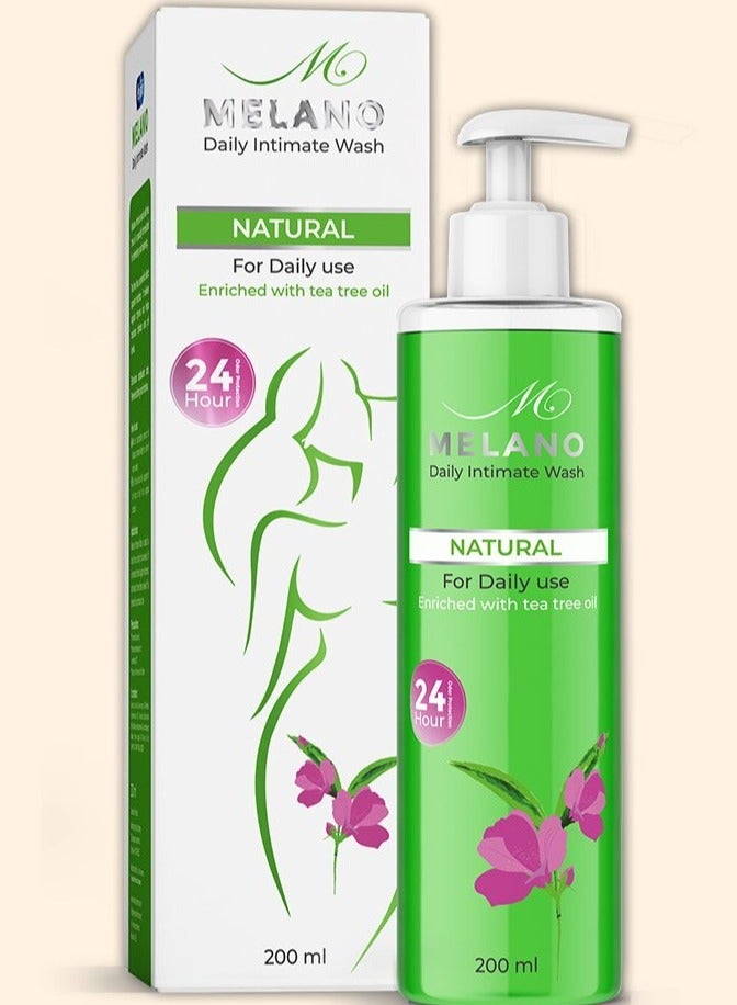 Melano Pharma Daily Intimate wash Enriched With Tree Tea Oil 200 ML