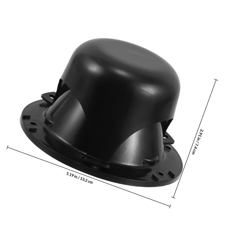1 Set RV Roof Vent Cover RV Vent Cap Replacement RV Sewer Vent Cover with Screw for Comprehensive Motorhome RV Roof Vent Accessories - Image 2