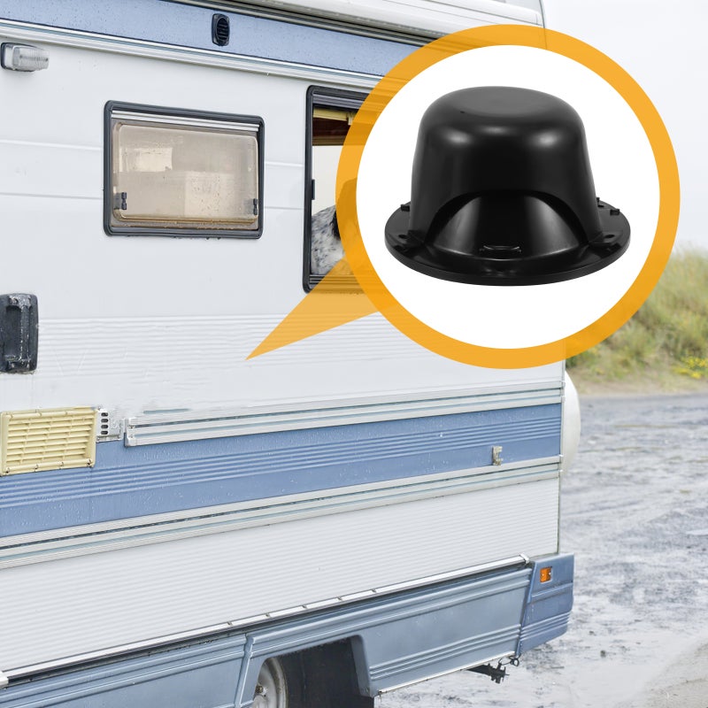 1 Set RV Roof Vent Cover RV Vent Cap Replacement RV Sewer Vent Cover with Screw for Comprehensive Motorhome RV Roof Vent Accessories - Image 3