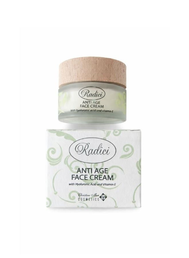 Radici Anti-Age Face Cream – Hyaluronic Acid & Vitamin E – Organic Formula – 50ml – Fatio Store - Image 1