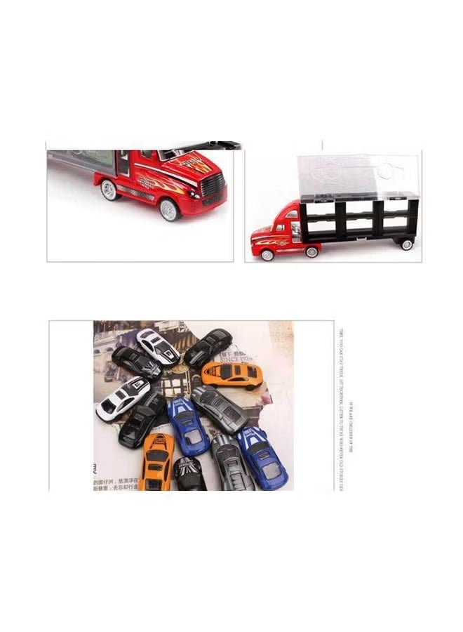 12-Piece Small Car In A Truck Set  - Image 3
