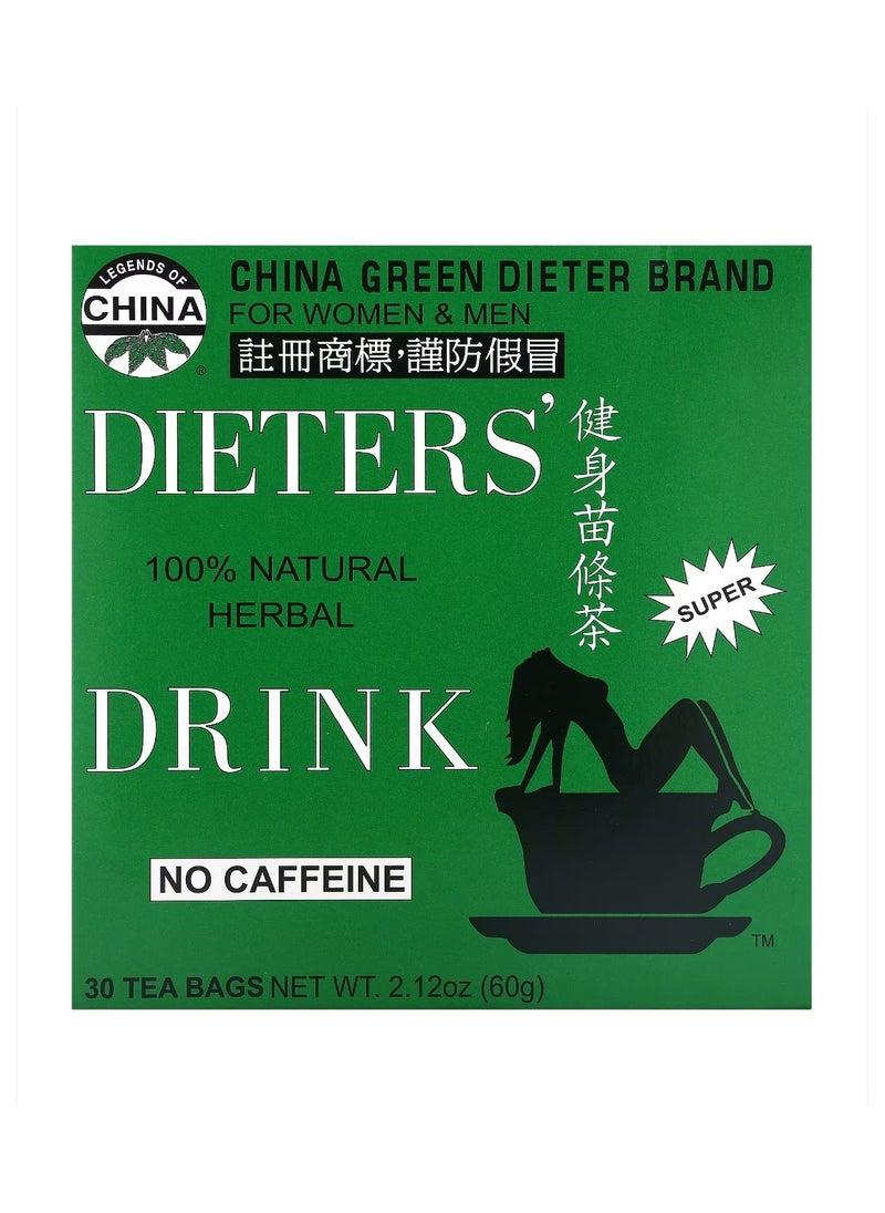 Dieter's 100% Natural Herbal Drink No Caffeine 30 Tea Bags 2.12 oz (60 g) - pzsku/Z087838A469B4D4979343Z/45/_/1738724320/3ba671df-6586-4ff5-b8ed-b76e17cee07f