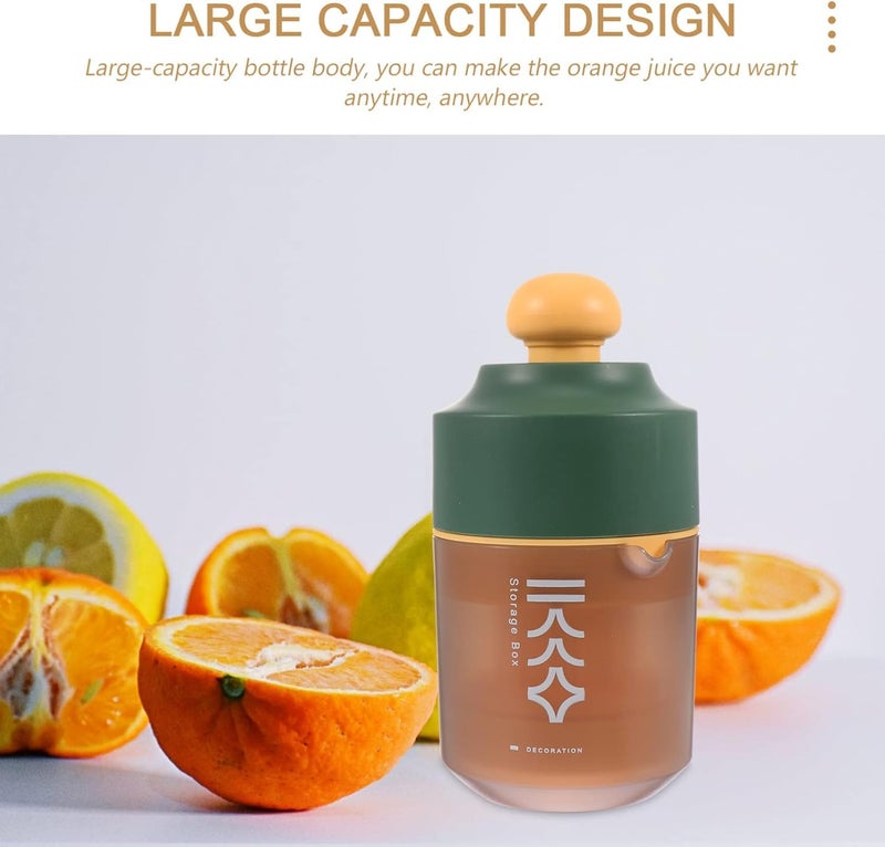 RELEMTRA Hand Lemon Citrus Juicer Machines Manual Lemon Lime Citrus Orange Juice Squeezer Portable Slow Fruit Press Juicer Extractor Handheld Orange Squeezer Manual Citrus Juicer - Image 3