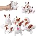 AiSiXin 6Pcs Dog Squishy Toys for Kids Cute Fidget Toys Stress Balls for Adults Sensory Stress Toys Squish Squeeze Ball Stress Relief Toy Squishy Ball Stretch Squeeze Toys Party Favors for Boys Girls - Image 2