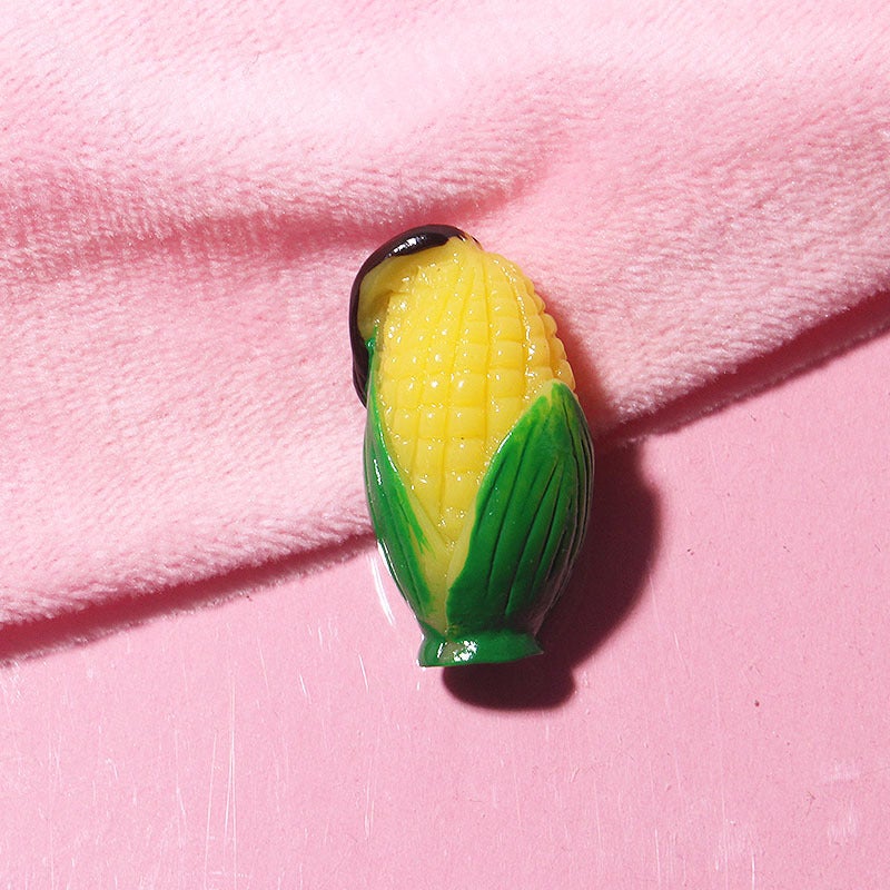 3D Fruit Cream Phone Case DIY Crystal Resin 13. Leaf corn 