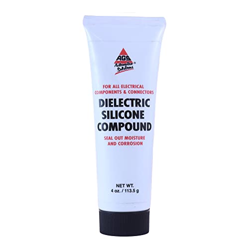 AGS Dielectric Silicone Grease Compound for All Electrical Components and Connectors, 4oz Tube, Dielectric Grease, Versatile Applications, Spark Plugs, Ignition Modules and Coils - Image 1