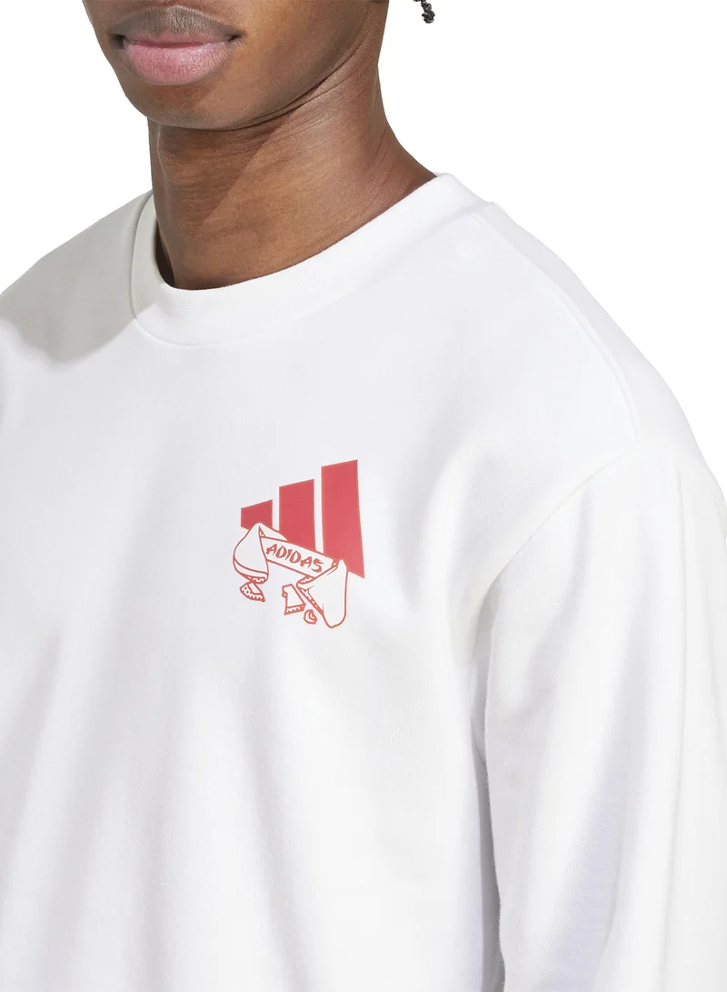 Adidas Food Noodle Graphic Sweatshirt