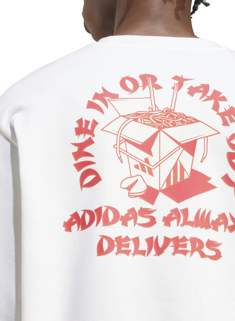Adidas Food Noodle Graphic Sweatshirt