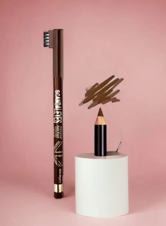 REAL BEAUTY Kohl eyeliner pencil waterproof brown color