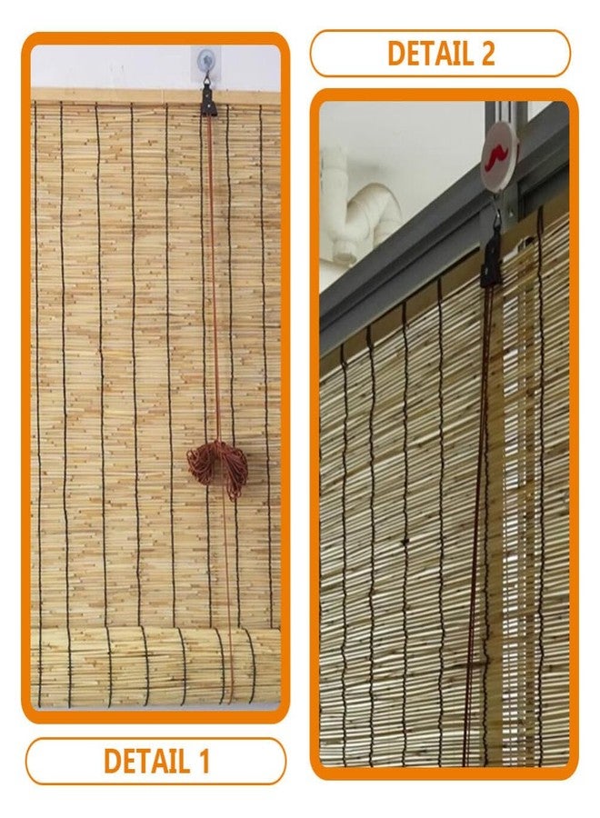 Garneck Roller Window Shades Lift Cords - Blinds Strings Lift Tool for Reeds Bamboo Roller Shades - Roll Up Blind Curtain Lifting Kit Repair Parts Replacement - Image 3