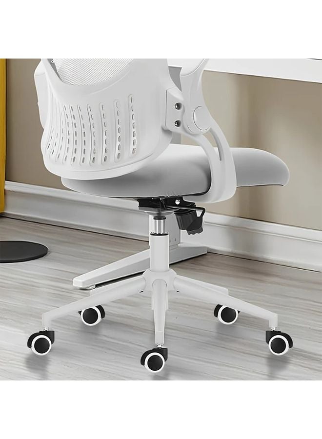 5 قطع عجلات أمتعة سوداء دوارة براغي 360 درجة استبدال صامت سفر عالمي - Image 2