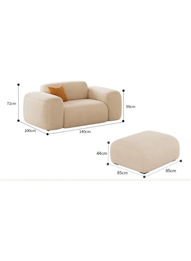 Poppins HOME Multifunctional Relaxing Living Room Sofas Armchair(L Shape) (L Shape+1+Ottoman, Right ARM) - Image 4
