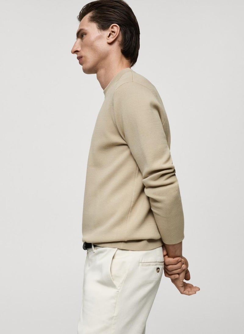 Mango Man Regular-Fit Knitted Sweater  - Image 3