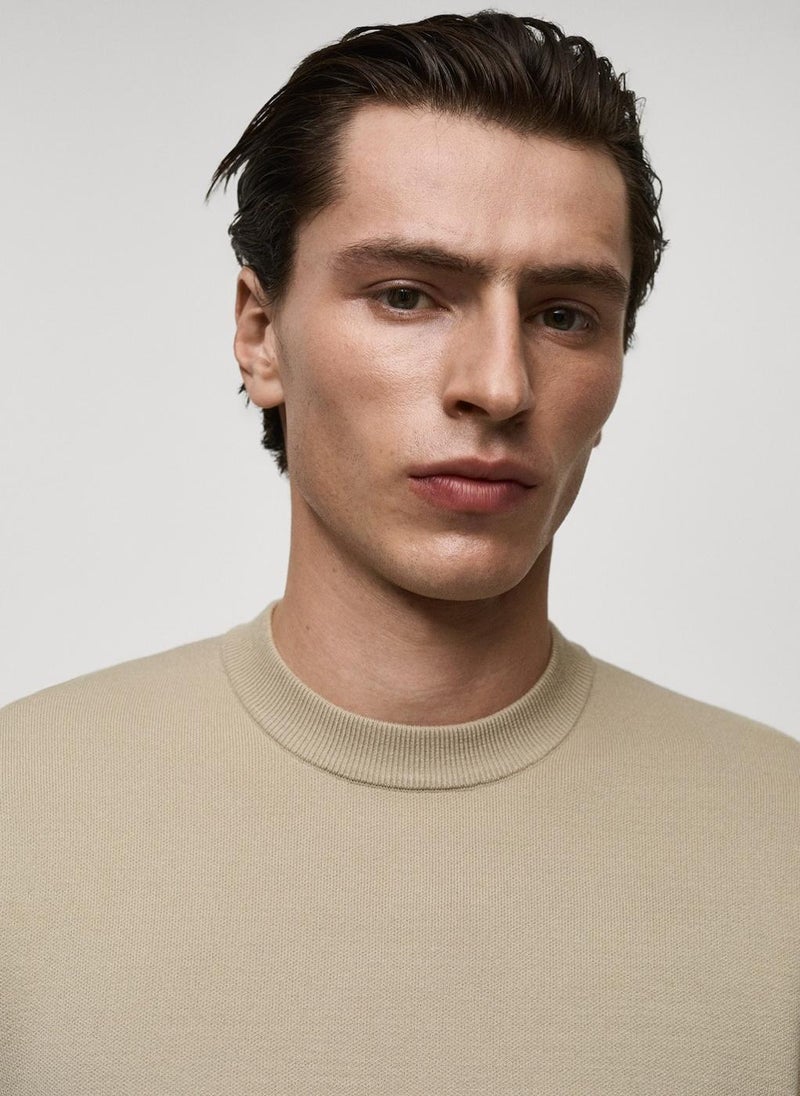 Mango Man Regular-Fit Knitted Sweater  - Image 4
