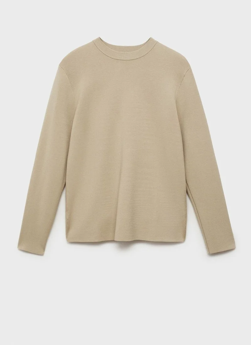 Mango Man Regular-Fit Knitted Sweater