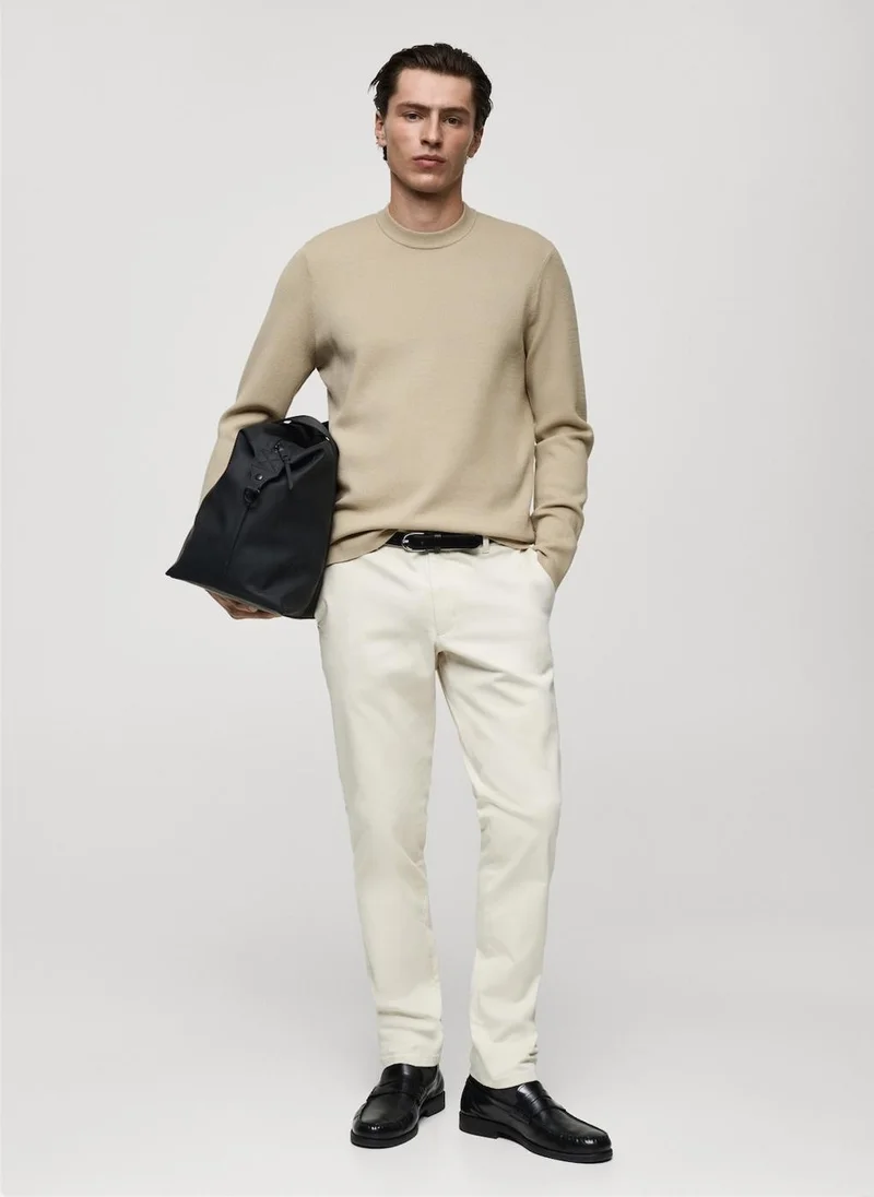 Mango Man Regular-Fit Knitted Sweater