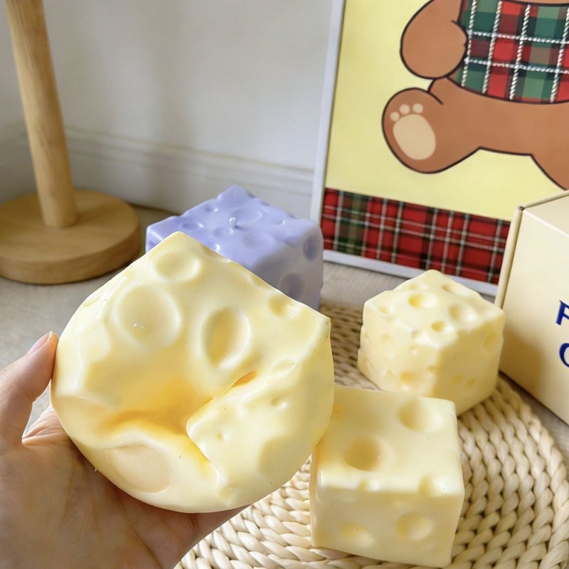 Vaseline Cheese Squishy Toy, Slow Rebound Stress Relief Toy - Image 4