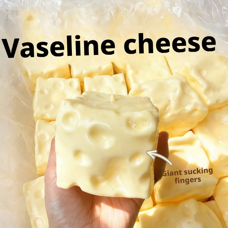 Vaseline Cheese Squishy Toy, Slow Rebound Stress Relief Toy - Image 1
