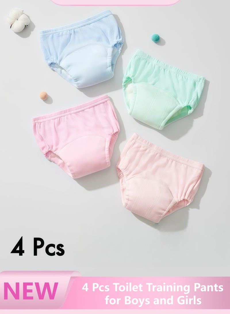 Toilet Training Pants for Boys and Girls - Summer Baby Waterproof Underwear, Washable Diaper Training Pants for Children  - Image 1