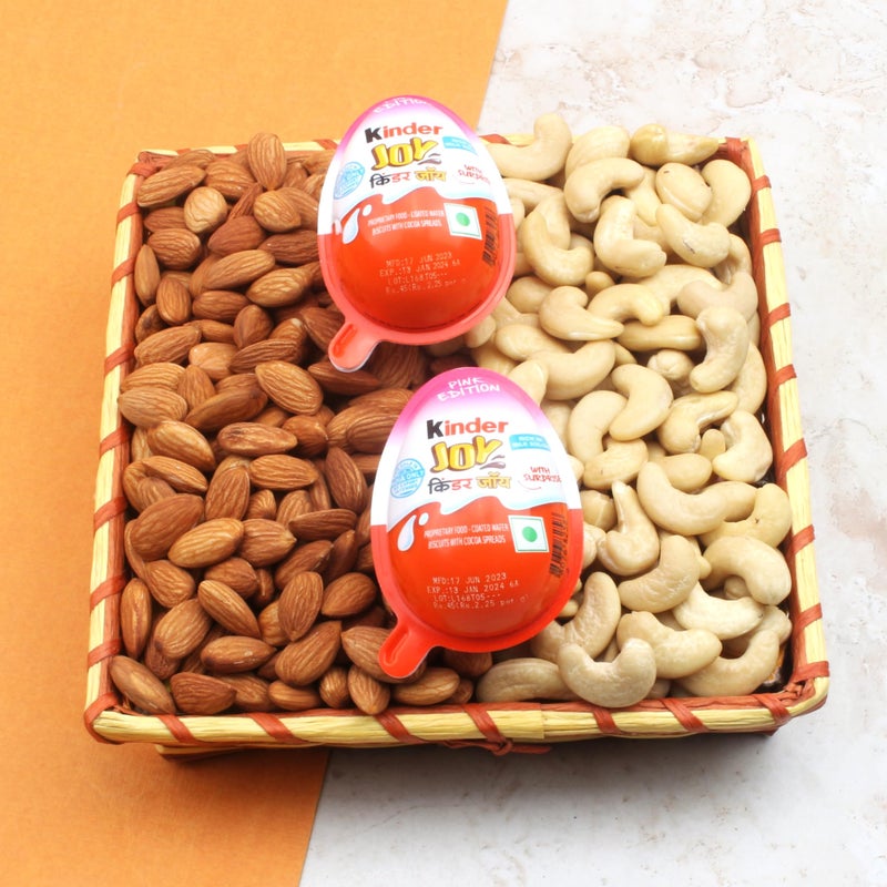 SFU E Com Dry Fruit Hamper Pack with Healthy Cashew & Almond And Surprising Toy for Kids With Yummy Chocolates | Premium Dry Fruit Hamper For Corporate Gifts, Family, Friends, New year | 213 - Image 1
