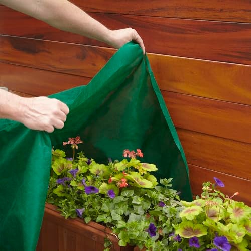 Greenscapes Frost Blanket 10' x 12', Plant Protection Cover for Cold Weather, Reusable Garden Freeze Cloth - Image 1
