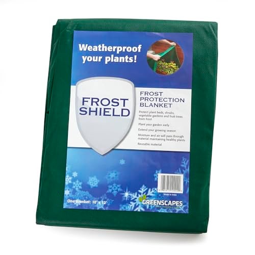 Greenscapes Frost Blanket 10' x 12', Plant Protection Cover for Cold Weather, Reusable Garden Freeze Cloth - Image 2