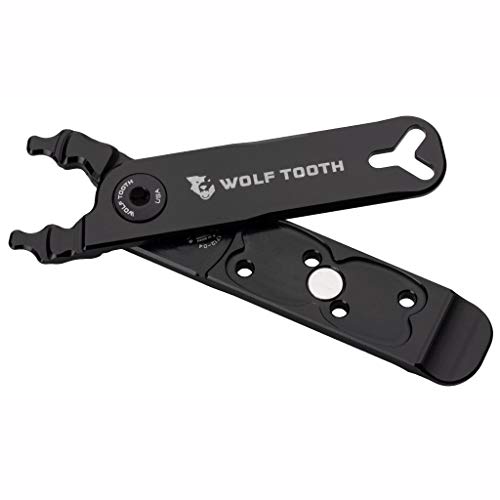 Wolf Tooth Pack Pliers - Master Link Combo Pliers - Black with Black Bolt - Image 1