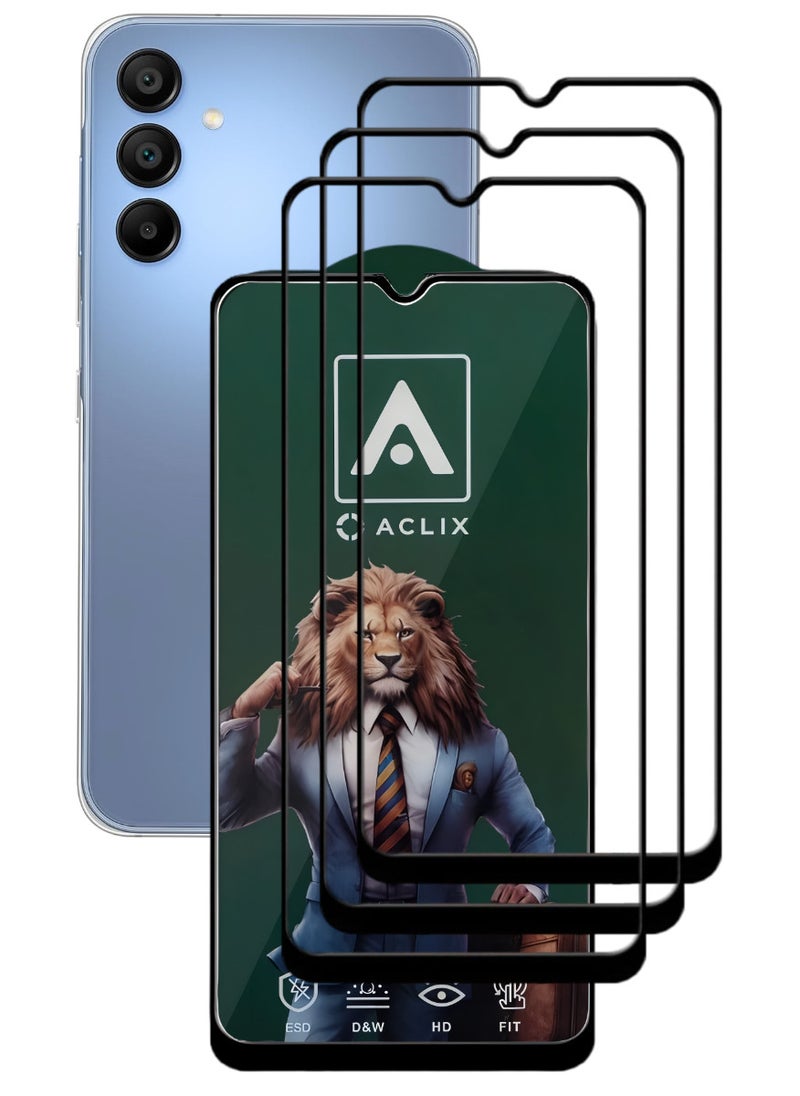 ACLIX 3 Pieces Antistatic ESD Dustproof Premium Quality High Definition Tempered Glass Screen Protector Designed For Samsung Galaxy A16 5G - Image 1