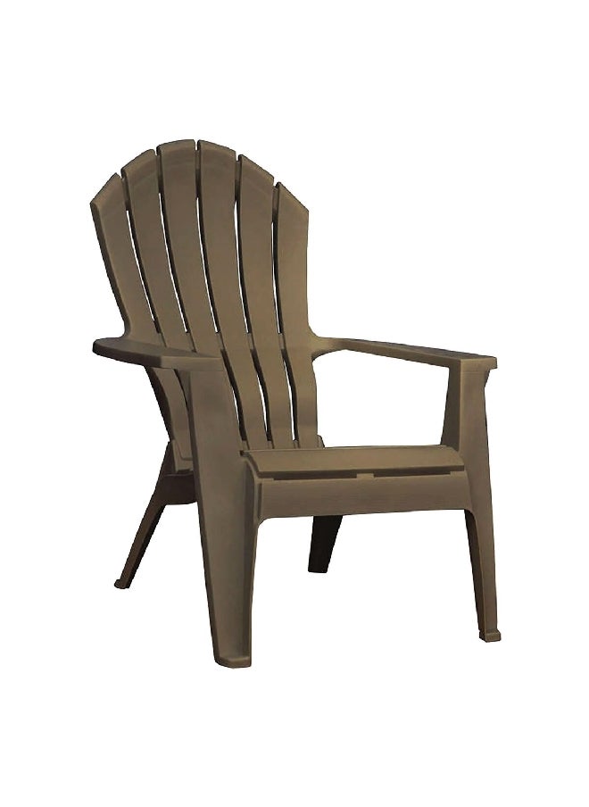ADAMS Stacking Adirondack Chair Earth Brown 37.5 x 30 x 32.5 Inch 8203309 