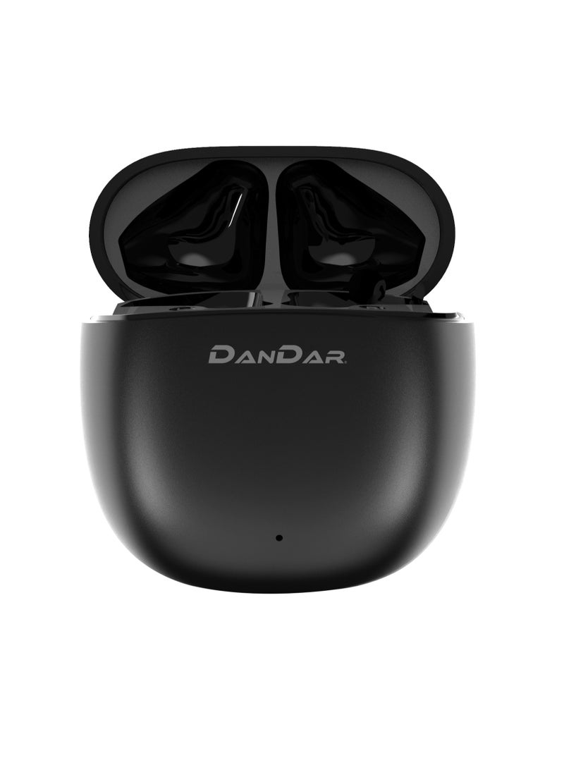 داندر سماعات أذن Dandar Wave مكالمات واضحة للغاية مع ميكروفون عالي الدقة، صوت جهير ناعم، وقت تشغيل يصل إلى 20 ساعة، أحدث BT 5.3 - لمسة ذكية، خفيفة الوزن ومريحة - Image 5