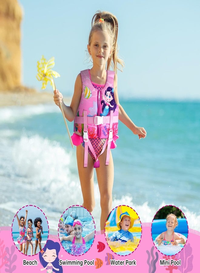 Welebar Kids Swim Vest, Toddler Floaties with Adjustable Safety Strap Swimming Aids Child Float Swimsuit for Boys and Girls Age 2-10 Years Old/22-88lbs - Image 5