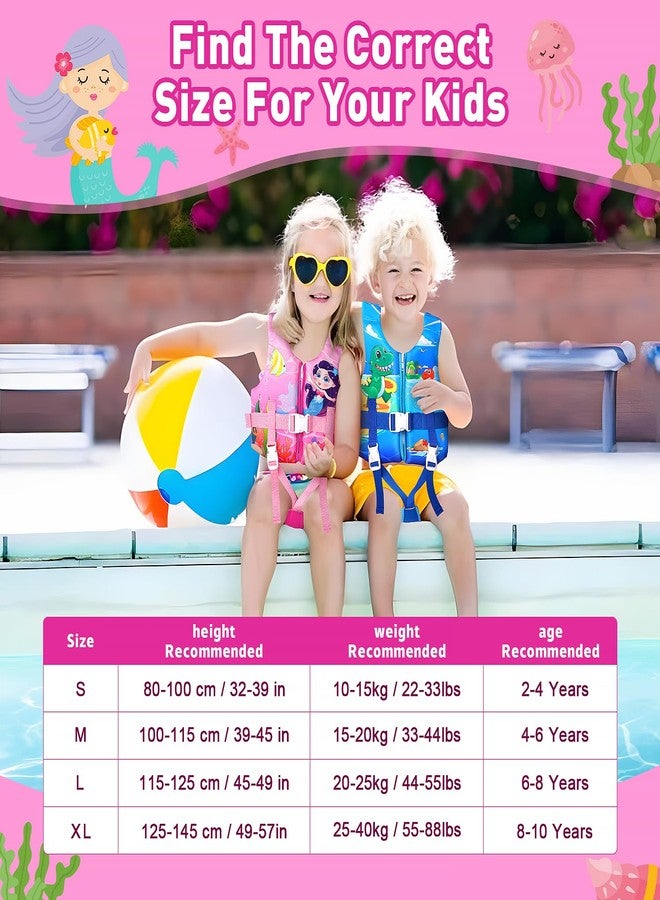 Welebar Kids Swim Vest, Toddler Floaties with Adjustable Safety Strap Swimming Aids Child Float Swimsuit for Boys and Girls Age 2-10 Years Old/22-88lbs - Image 3